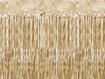 PARTYDECO ,kurtyna dekoracyjna, 90 x 250 cm, beżowa,kompozycja-2