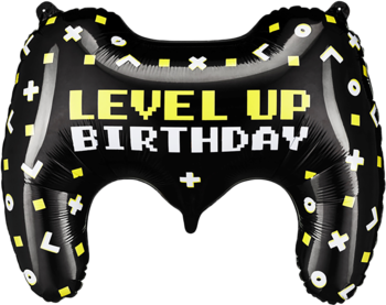 PARTYDECO ,balon foliowy, Gamepad, 60 x 45 cm,kompozycja-2
