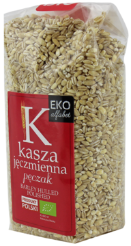 EKO ALFABET K ,kasza jęczmienna pęczak,kompozycja-2