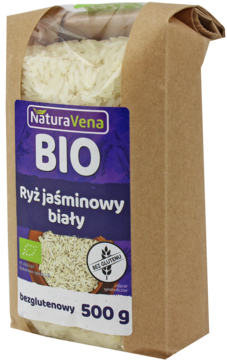 NATURAVENA ,ryż jaśminowy, biały, bezglutenowy, Bio,kompozycja-2