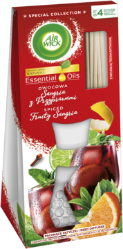 AIR WICK Essential Oils ,patyczki zapachowe, Owocowa Sangria z przyprawami,kompozycja-2