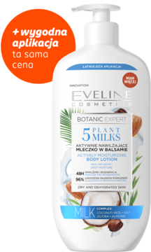 EVELINE COSMETICS Botanic Expert ,mleczko do ciała, w balsamie, nawilżająco-regenerujące,kompozycja-2