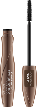 CATRICE Glam & Doll Volume Brown,tusz do rzęs, wodoodporny, Brązowy,kompozycja-2