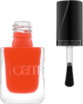 CATRICE Gel Affair ,lakier do paznokci, nr 015 Poppy,kompozycja-2