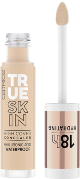 Catrice True Skin High Cover Concealer Warm Vanilla, nawilżający korektor z aplikatorem, 18h.