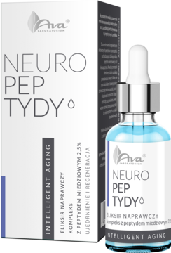 AVA LABORATORIUM Neuropeptydy Intelligent Aging,serum do twarzy z peptydem miedziowym, na dzień i na noc,kompozycja-2