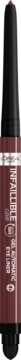 Automatyczna kredka do oczu L'Oréal Infaillible Grip Gel Automatic Velvet Bordeaux, widok z przodu.