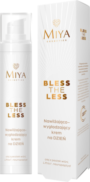 MIYA COSMETICS Bless The Less ,krem do twarzy, nawilżająco-wygładzający, na dzień,,kompozycja-2