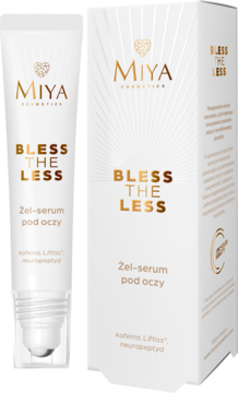 MIYA COSMETICS Bless The Less ,żel-serum pod oczy z kofeiną, neuropeptydem i Liftiss®,kompozycja-2