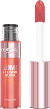 L'ORÉAL PARIS Lumi ,róż do policzków, w płynie, nr 625 Gold Pink,kompozycja-2