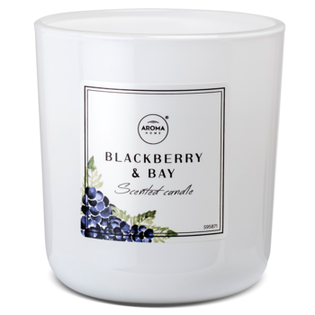 AROMA HOME Perfume ,świeca zapachowa w szkle, Blackberry & Bay,kompozycja-2