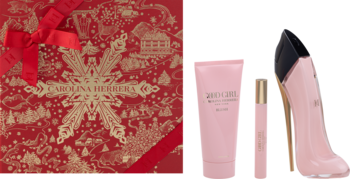 CAROLINA HERRERA Good Girl Blush,zestaw dla kobiet, woda perfumowana 80 ml + balsam do ciała 100 ml + woda perfumowana 10 ml,kompozycja-2