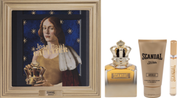 JEAN PAUL GAULTIER Scandal Absolu,zestaw dla meżczyzn, perfumy 100 ml + żel pod prysznic 75 ml + perfumy 10 ml,kompozycja-2
