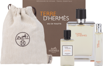 HERMES Terre D'Hermes ,zestaw dla mężczyzn, woda toaletowa 100 ml + woda toaletowa 15 ml + żel pod prysznic 40 ml,kompozycja-2