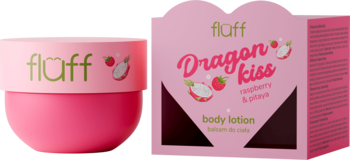 FLUFF Dragon Kiss ,balsam do ciała, Malina i Pitaja,kompozycja-2
