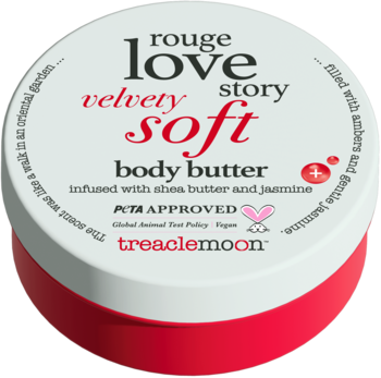 TREACLEMOON Rouge Love Story ,masło do ciała, Velvety Soft,kompozycja-2