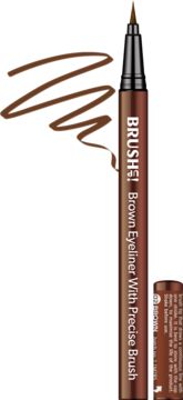 BRUSH UP! ,eyeliner, nr 02 Brązowy,kompozycja-2