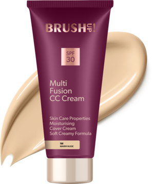 BRUSH UP! Multi Fusion ,krem CC, SPF 30, nr 1W Warm Nude,kompozycja-2