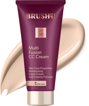 BRUSH UP! Multi Fusion ,krem CC, SPF 30, nr 1N Neutral Nude,kompozycja-2