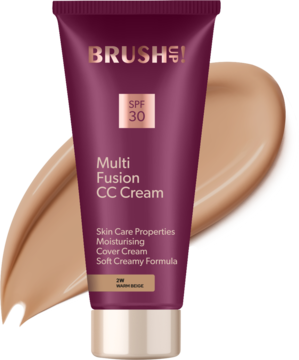 BRUSH UP! Multi Fusion ,krem CC, SPF 30, nr 2W Warm Beige,kompozycja-2
