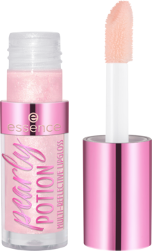 ESSENCE Pearly Potion ,błyszczyk do ust, nr 01 Golden Peach,kompozycja-2
