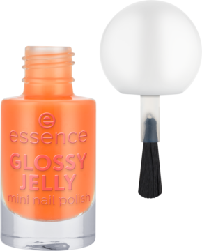 ESSENCE Glossy Jelly ,lakier do paznokci, mini, nr 03;,kompozycja-2