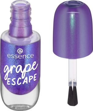 ESSENCE ,lakier do paznokci, żelowy, nr 79 Grape Escape,kompozycja-2