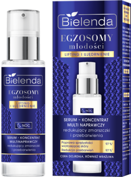 BIELENDA Egzosomy młodości ,serum-koncentrat do twarzy, naprawczy, redukujący zmarszczki i przebarwienia,kompozycja-2