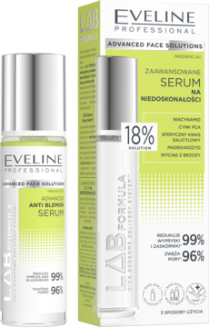 EVELINE COSMETICS Advanced Face Solutions LAB Formula,serum do twarzy na niedoskonałości,kompozycja-2