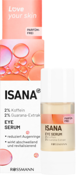 ISANA Love Your Skin ,serum pod oczy, kofeinowe,kompozycja-2