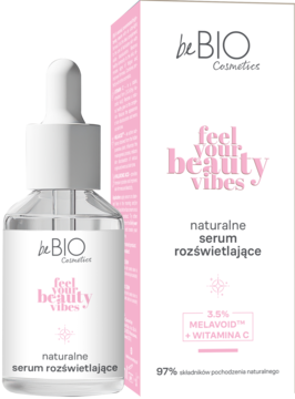 BEBIO COSMETICS Feel Your Beauty Vibes ,serum do twarzy, rozświetlające,kompozycja-2