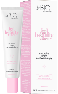 BEBIO COSMETICS Feel Your Beauty Vibes ,krem do twarzy, rozjaśniający,kompozycja-2