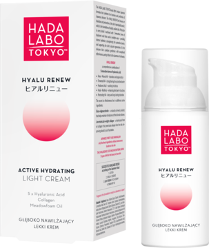 HADA LABO TOKYO Hyalu Renew ,krem do twarzy, nawilżający, ultralekki,kompozycja-2