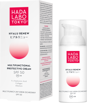 HADA LABO TOKYO Hyalu Renew ,krem do twarzy, ochronny, multifunkcyjny, SPF 50+,kompozycja-2