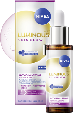 NIVEA Luminous 630 Skin Glow,serum do twarzy, nawilżające,kompozycja-2