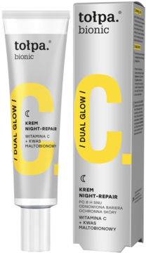 TOŁPA Bionic Dual Glow,krem do twarzy, regenerujący, na noc,kompozycja-2