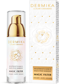 DERMIKA Luxury Ceramides ,baza pod makijaż, rozświetlająca z ceramidami,kompozycja-2
