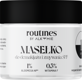 ROUTINES BY ALKMIE ,masełko do demakijażu i zmywania SPF,kompozycja-2