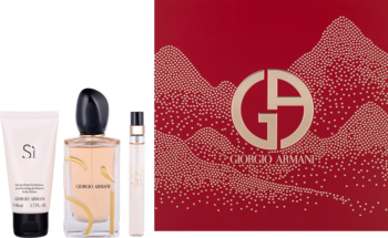 GIORGIO ARMANI Si ,zestaw dla kobiet, woda perfumowana 100 ml + woda perfumowana 10 ml + balsam do ciala 50 ml,kompozycja-2