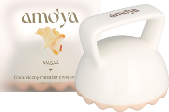 AMO'YA Masaż ,ceramiczny masażer do ciała, z wypustkami,kompozycja-2