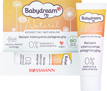 BABYDREAM Natural ,balsam do ciała, intensywnie pielęgnacyjny,kompozycja-2