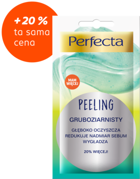 PERFECTA ,peeling do twarzy, gruboziarnisty,kompozycja-2