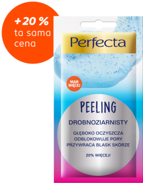 PERFECTA ,peeling do twarzy, drobnoziarnisty,kompozycja-2