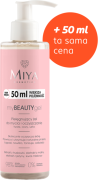 MIYA COSMETICS myBEAUTYgel ,żel do mycia twarzy, oczu i ust, pielęgnujący, oczyszczający,kompozycja-2