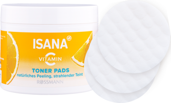 ISANA Vitamin C ,płatki do twarzy, tonizujące,kompozycja-2