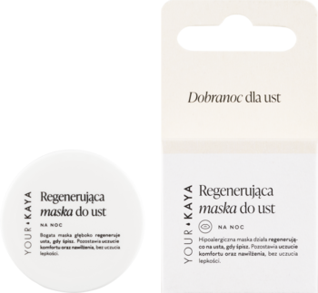 YOUR KAYA ,maska do ust, na noc, regenerująca, Clear Care,kompozycja-2