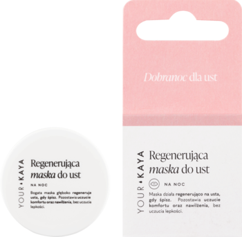 YOUR KAYA ,maska do ust na noc, regenerująca, Raspberry Dream,kompozycja-2