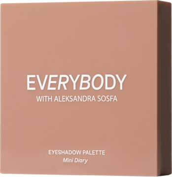 EVERYBODY LONDON x Aleksandra Sosfa ,paleta cieni do powiek, Mini Diary,kompozycja-2