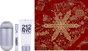 CAROLINA HERRERA 212 NYC,zestaw dla kobiet, woda toaletowa 100 ml + balsam do ciała 100 ml + woda toaletowa 10 ml,kompozycja-2