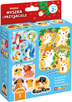 CZUCZU ,puzzle, Myszka i przyjaciele, 2+,kompozycja-2